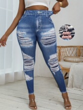 Z 49507 Color Block High Waist Yoga Pants ײɫ�٤ѝ �羳��