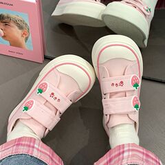 魔术贴阿甘鞋子女2025秋季新款爆款可爱少女心小白鞋运动休闲鞋潮
