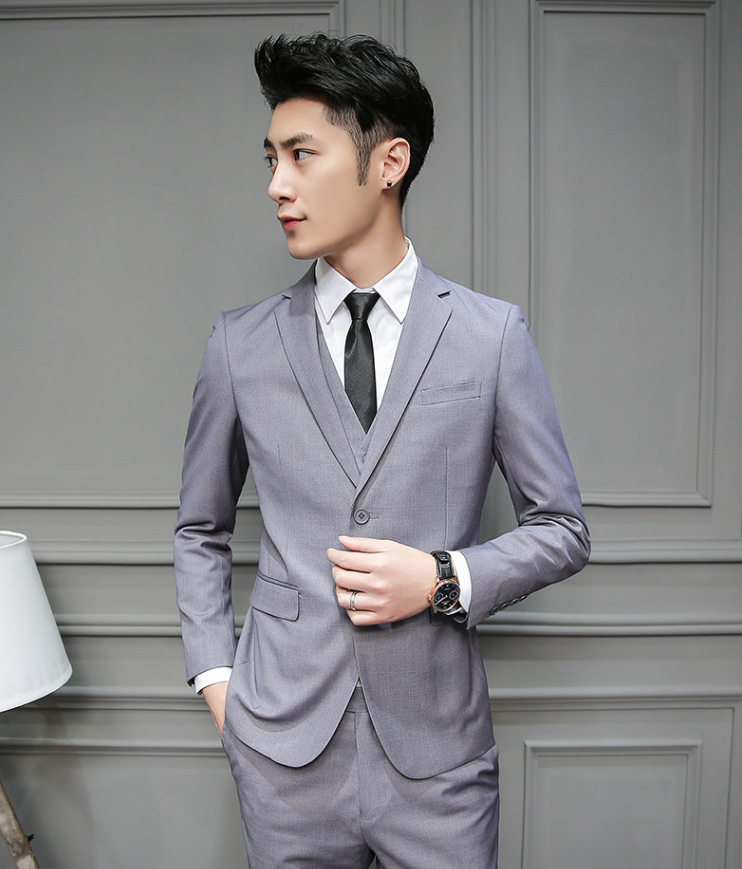 Traje de padrino ropa más tamaño hermanos traje de boda ropa de grupo traje camisa de los hombres chaleco traje de tres piezas verano