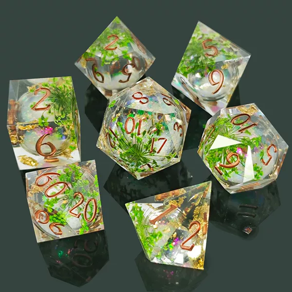 Transparent flow sand