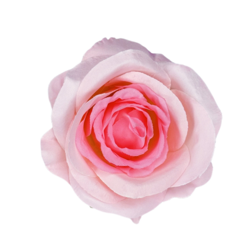 Rosa artificial flor cabeza boda hogar Fondo pared decoración flor artificial multicolor corsage transfronterizo flor falsa en stock venta al por mayor