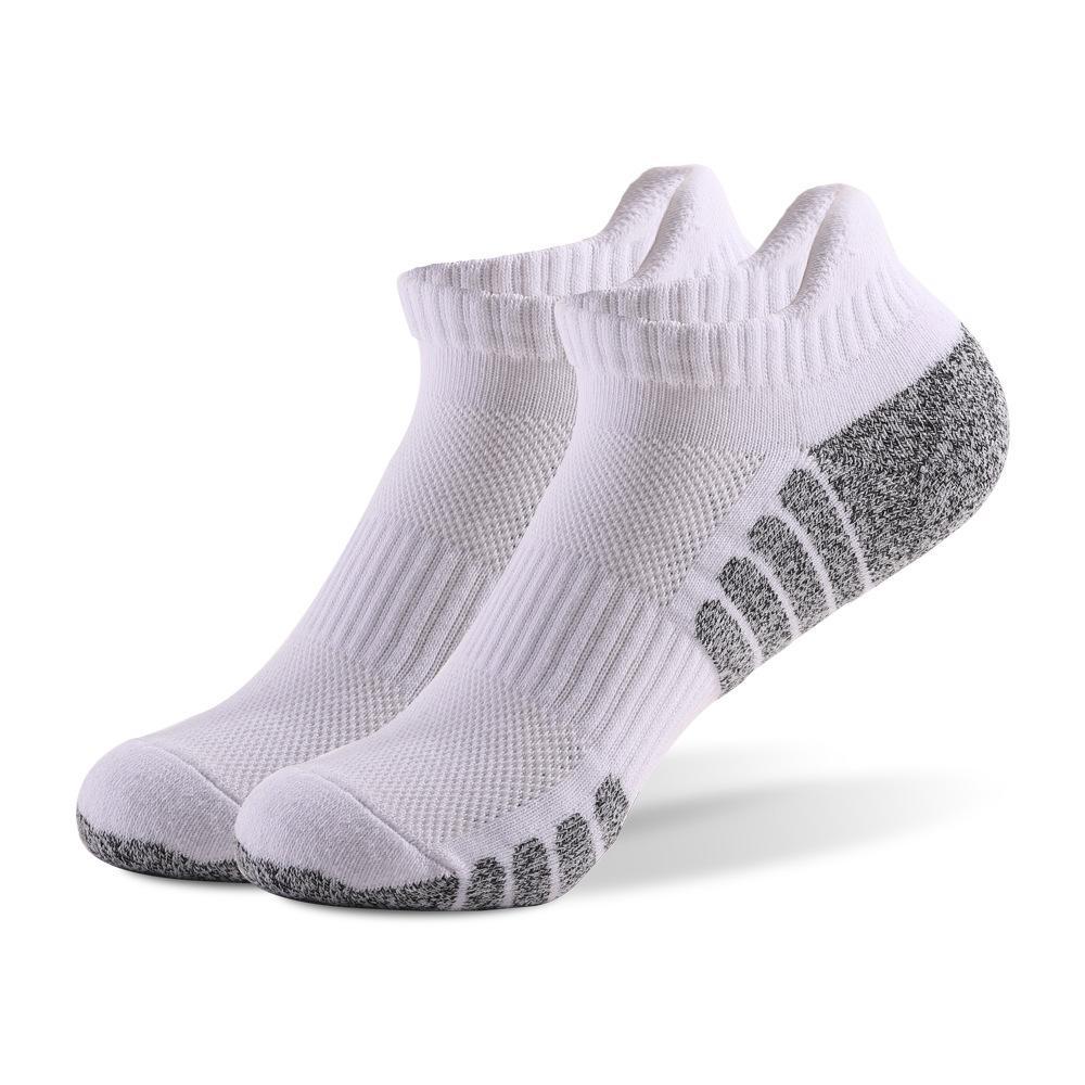 Calcetines de correr calcetines de algodón gruesas toallas anti-deslizante absorción de sudor calcetines transfronterizas transpirables fábrica al por mayor