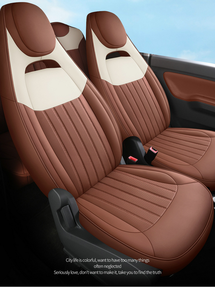 20-23 Models of Wuling Hongguang Mini Ev, Cute Goddess Style, Suitable for All-Inclusive Leather Seat Covers, Four-Season Car Seat Cushions