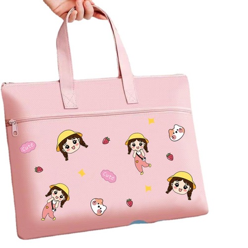 Student Astronaut Handbag Large Capacity Men's and Women's Book Bag Zippered Book Storage Bag Primary School Student Tuition Bag