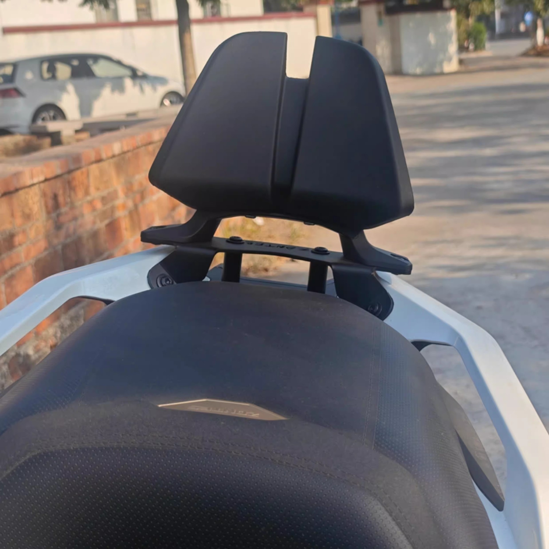 Suitable for Shengshi 368g Modified Backrest, Upgraded Passenger Comfort Back Cushion, Aluminum Alloy Backrest, Backrest and Waist