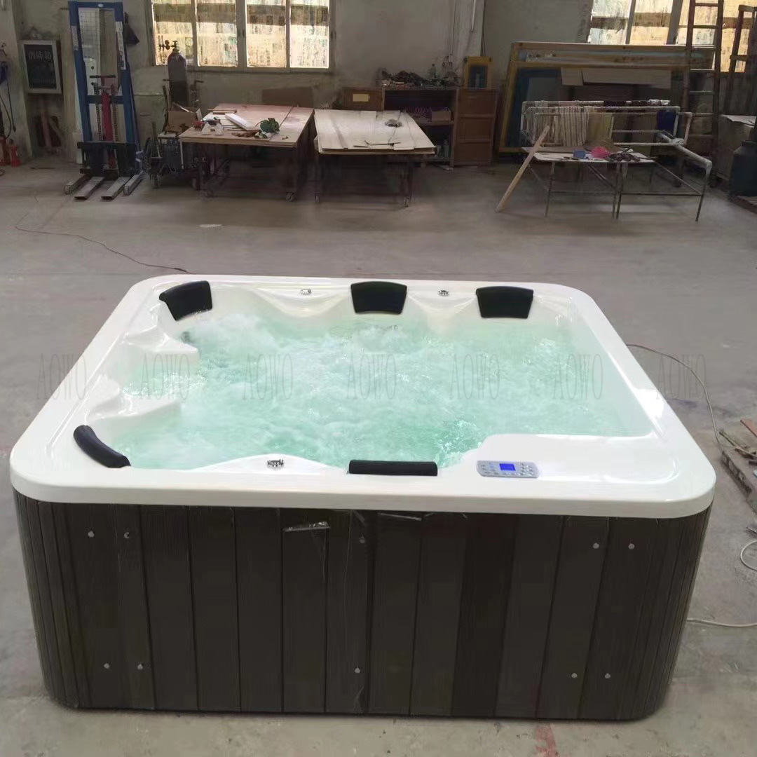 Jacuzzi acrílico bañera de surf al aire libre Villa Patio Hotel Spa bañera de spa JACUZZI piscina al aire libre