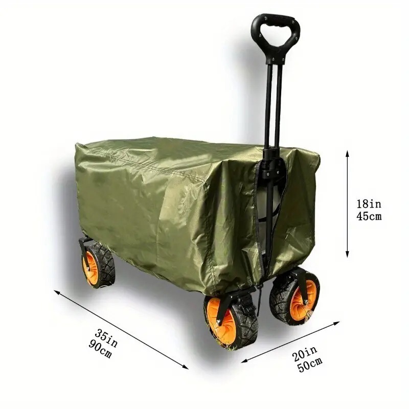 210D Oxford Cloth Outdoor Folding Cart Camping Cart Cover Dustproof Cover Sun Protection Cover Rainproof Cover