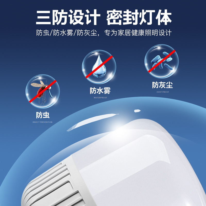 Bombilla LED de luz neutra, bombilla de ahorro de energía superbrillante, tornillo de iluminación para el hogar Gao Fushuai, lámpara de bombilla de alto brillo e27, venta al por mayor