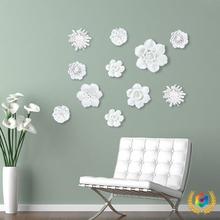 ✅客厅壁挂装饰品电视背景墙壁墙面墙上挂件立体陶瓷花墙饰挂饰壁