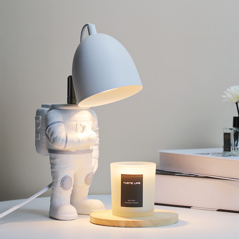 创意机器人款香薰融蜡灯 咖啡厅装饰氛围灯家居卧室简约LED小夜灯