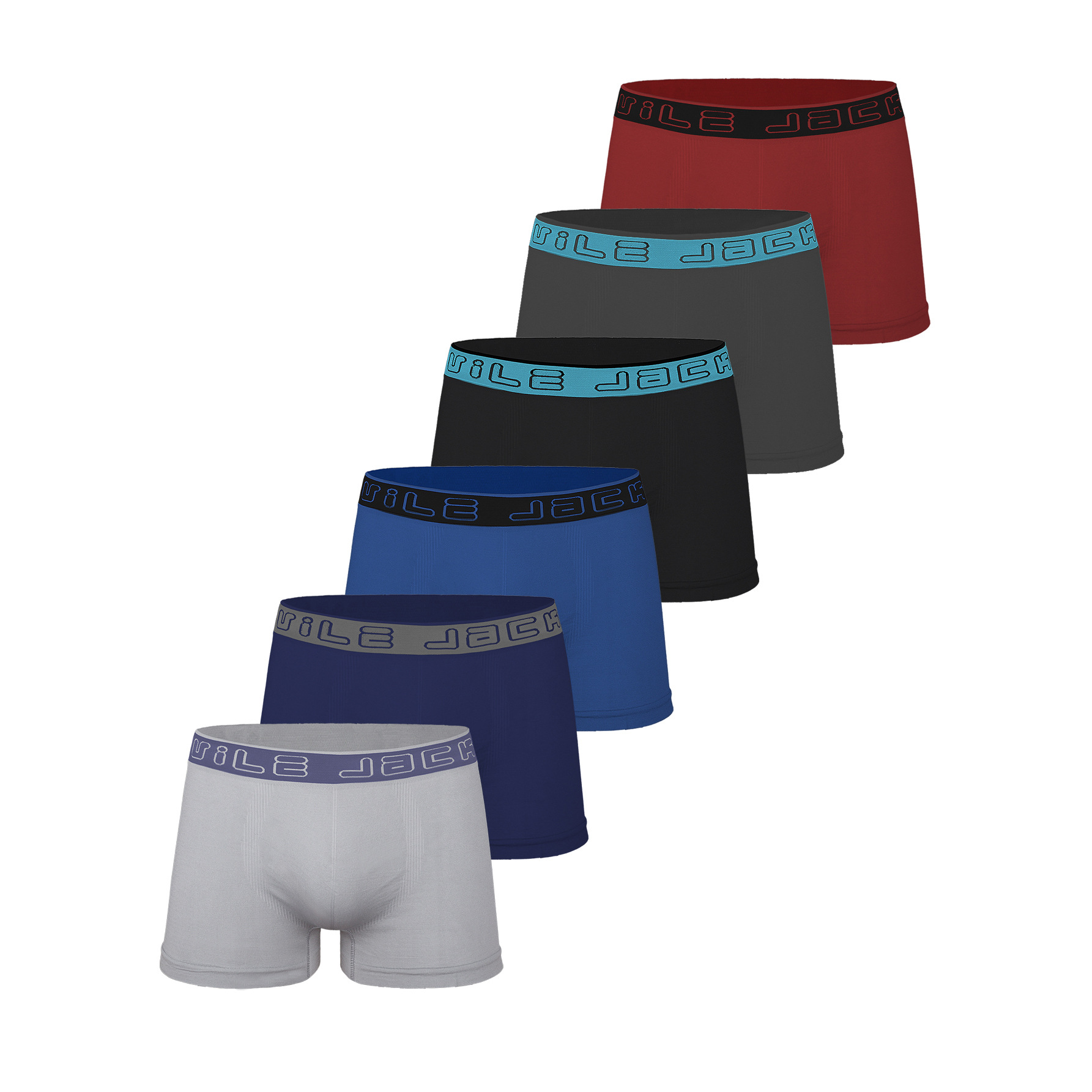 Calzoncillos bóxer deportivos de color sólido para hombre, de tiro medio, poliéster sin costuras, transpirables y sexys.