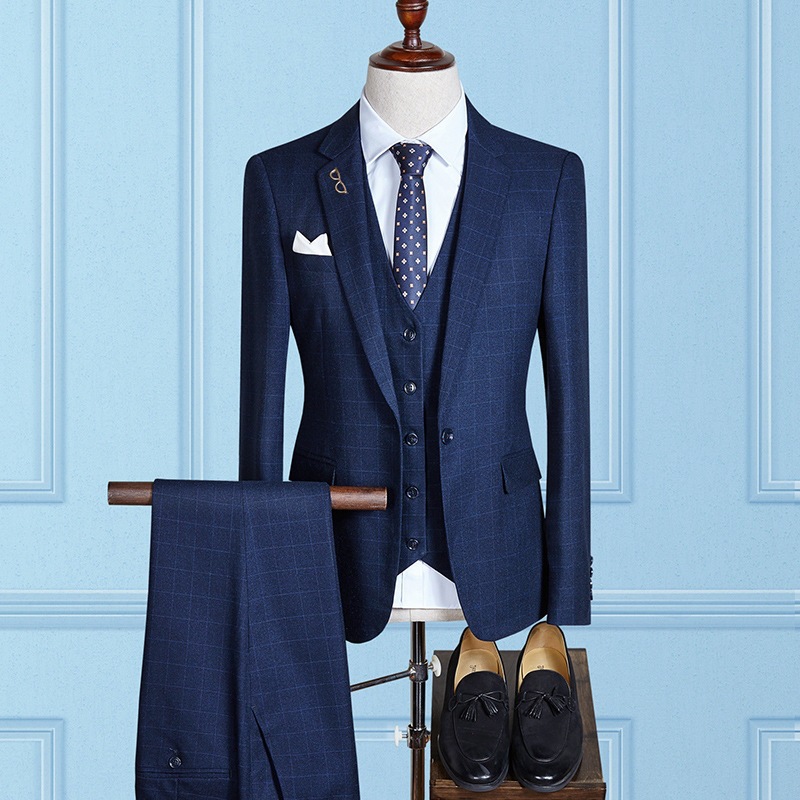 Men's Suits 3Pcs Casual Slim High Qualit...