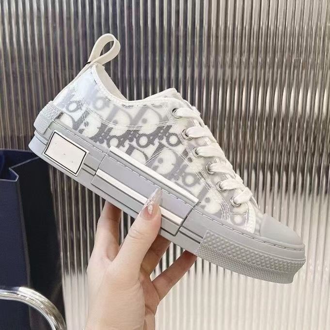 European Style Spring Breathable Thick-Soled Casual Shoes Trendy Comfortable Couple's Shoes Men's Shoes with Letter Embroidery Women's Sneakers