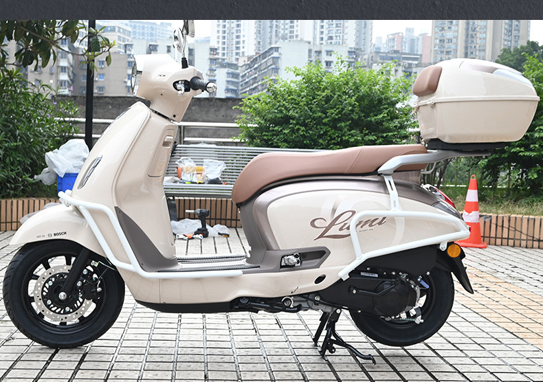 Suitable for Haojue Suzuki Lumi125 Bumper Front and Rear Exhaust Anti-Fall and Anti-Collision Guard Bar Modification Accessories