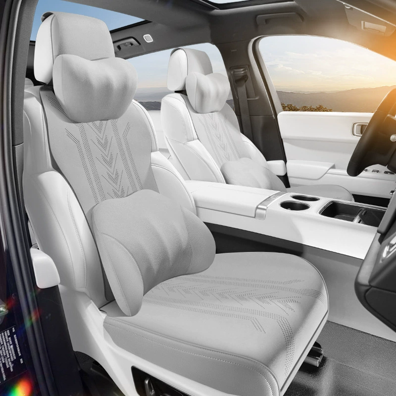 Автомобиль GM переворачивает меховую седельную подушку Автомобильная подушка Универсальная пятиместная летняя дышащая пробка модная легкая роскошная подушка