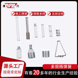 温州维力锰钢高韧性玩具笔弹簧笔头弹簧厂家加工非标准件按图制作