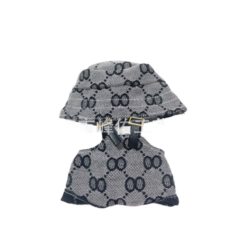第一世代と第二世代のラブブベビー服 17 センチメートルラブブシッティングパーティー LABUBU 服アクセサリークールキャップオーバーオール|undefined