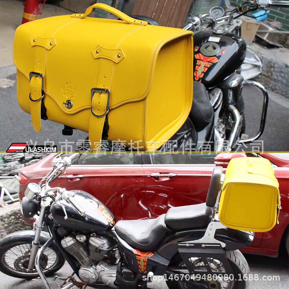 Motorcycle Rear Tail Box Organizer Large Capacity Motorcycle Tail Box Rear Pouch Storage Bag