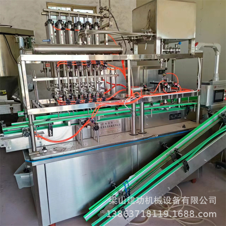 二手直线式灌装封口机 全自动液体果汁饮料灌装封口机 回收