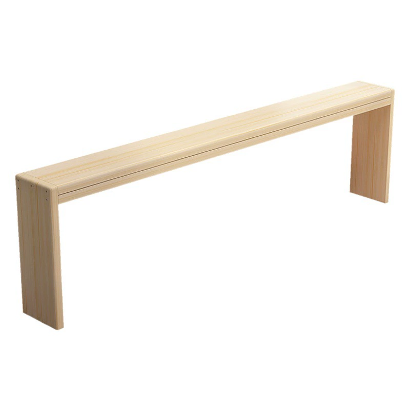 S скамейка из цельного дерева бревенчатый табурет простой бытовой табурет для смены сосновой обуви прикроватная скамейка табурет для спальни длинное дерево R