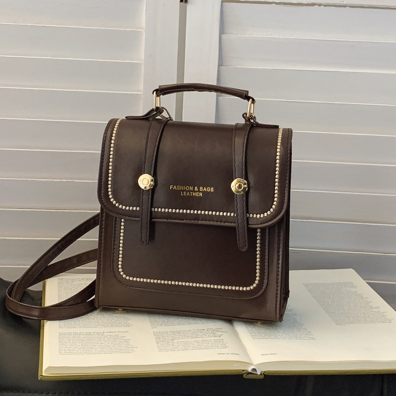 Coreana retro viaje bolso de mano mujer 2024 nuevo otoño invierno moda maletín bolso de hombro mochila mujer