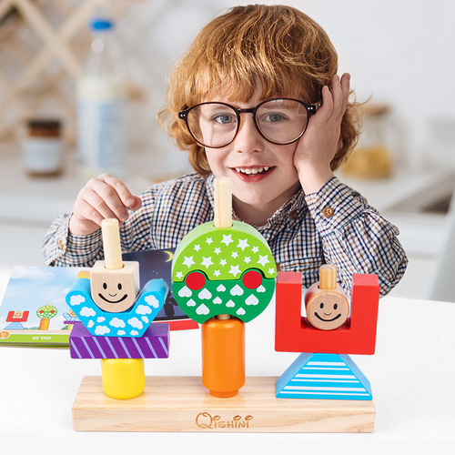 Day and night building blocks bunny magic box nut disassembly car assembly nut combination early education children's truck toy