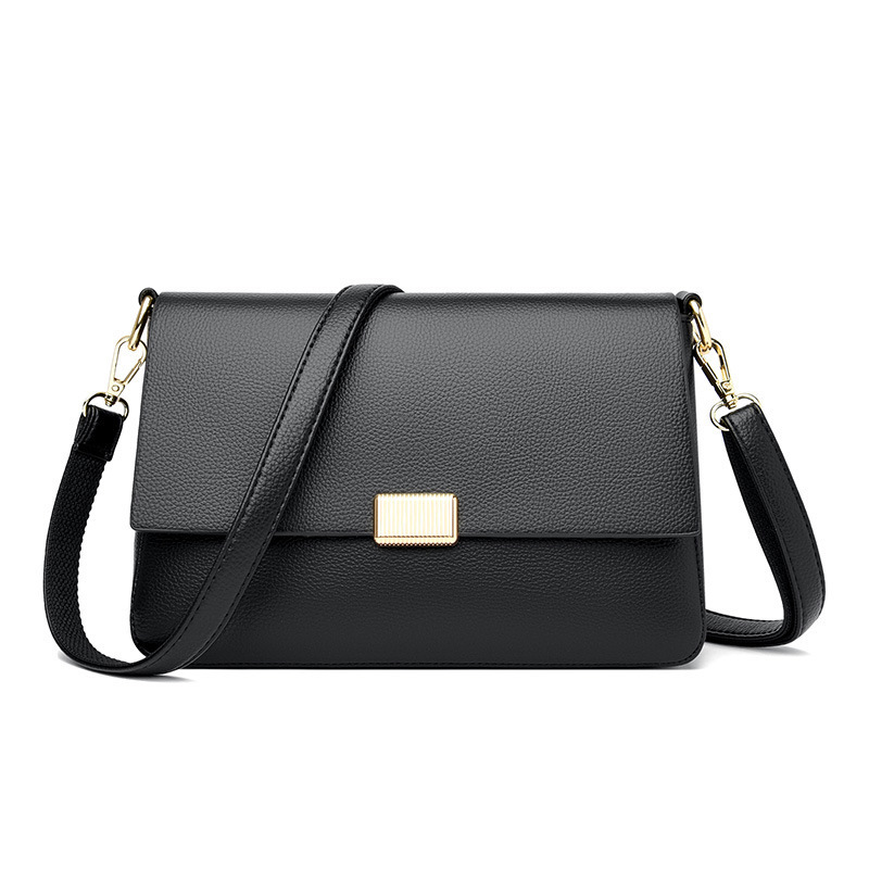 2022 Autumn New Korean Fashion Casual Small Square Bag Soft Leather Shoulder Diagonal Handheld 3188