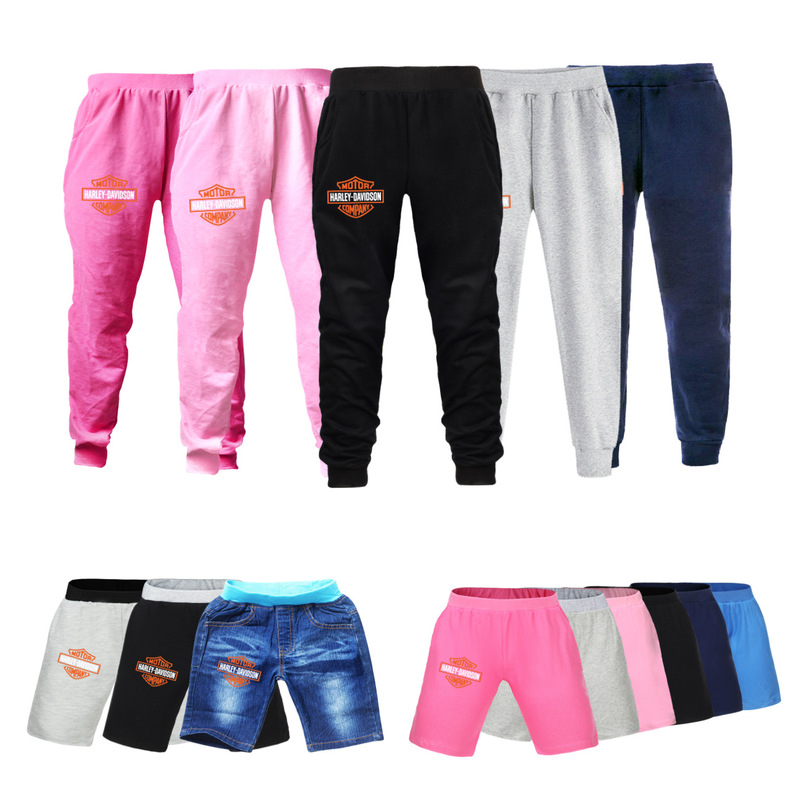 Harley Davidson Kids' Jeans Shorts Casual Sports Pants 5682 Harley Davidson Kids' Jeans Shorts Casual Sports Pants 5682