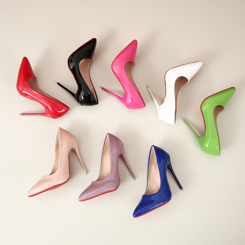Women's high heels，超高跟鞋女2024年夏秋季新款12cm大45码单鞋