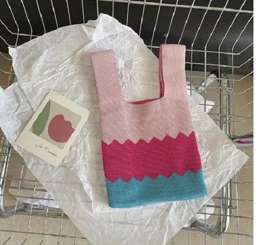 Детская knitted подарочная коробка, вместительная сумка через плечо, льняная сумка, подарок на день рождения, высокого класса, интернет-знаменитость