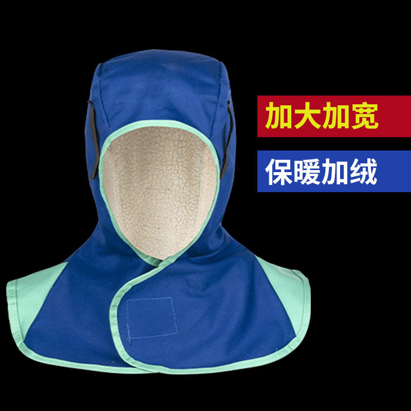 Soldadura ignífugo sombrero a prueba de polvo chale pulido anti-splash sombrero soldador chale a prueba de quemaduras fábrica al por mayor