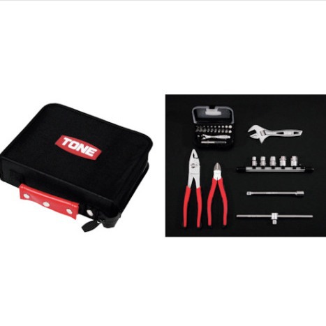 日本TONE前田电讯维修组合工具套装 公制3/8 手动工具 TSX3171