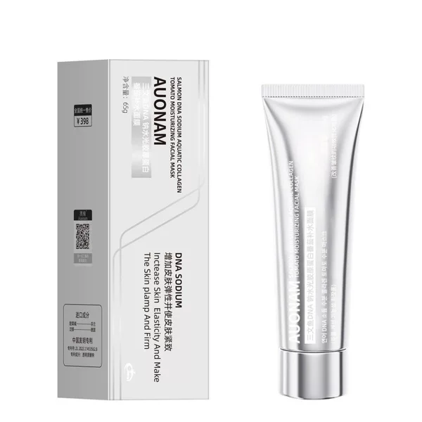 Auonam Salmon Dna Sodium Hydrating Collagen Tomato Hydrating Mask Brightens Skin, Relieves Skin, Improves Hair