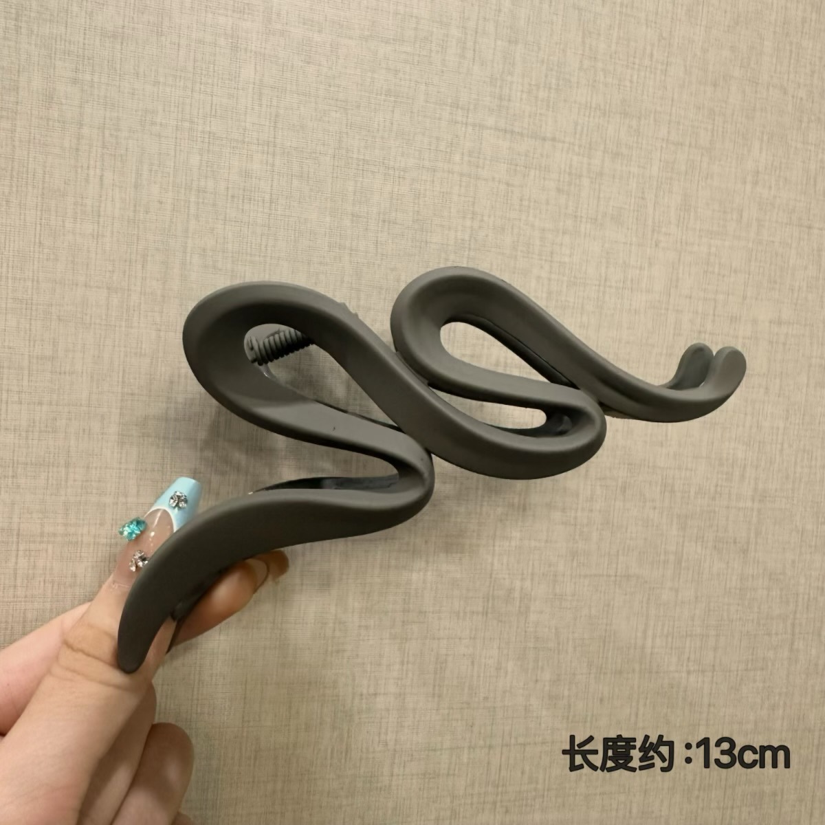 Frosted snake brown-13cm