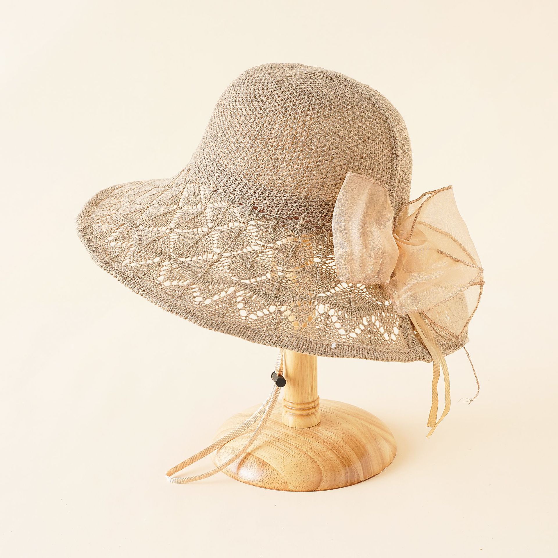 Sombrero de las mujeres de protección solar de verano sombra de sol ahueca hacia fuera moda estilo coreano fresco sombrero de Sol de moda primavera y otoño sombrero de pescador de viaje