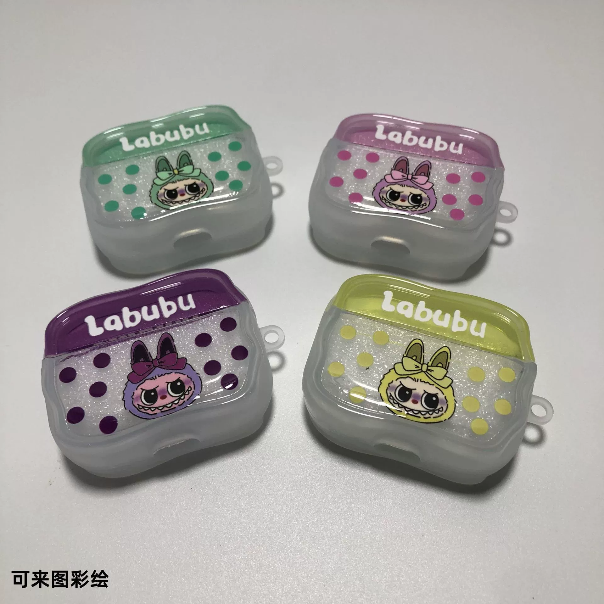 Защитный чехол для наушников Labubu Apple AirPods1/2/3/4/Pro/Pro2 Shell Labubu с мультяшной росписью
