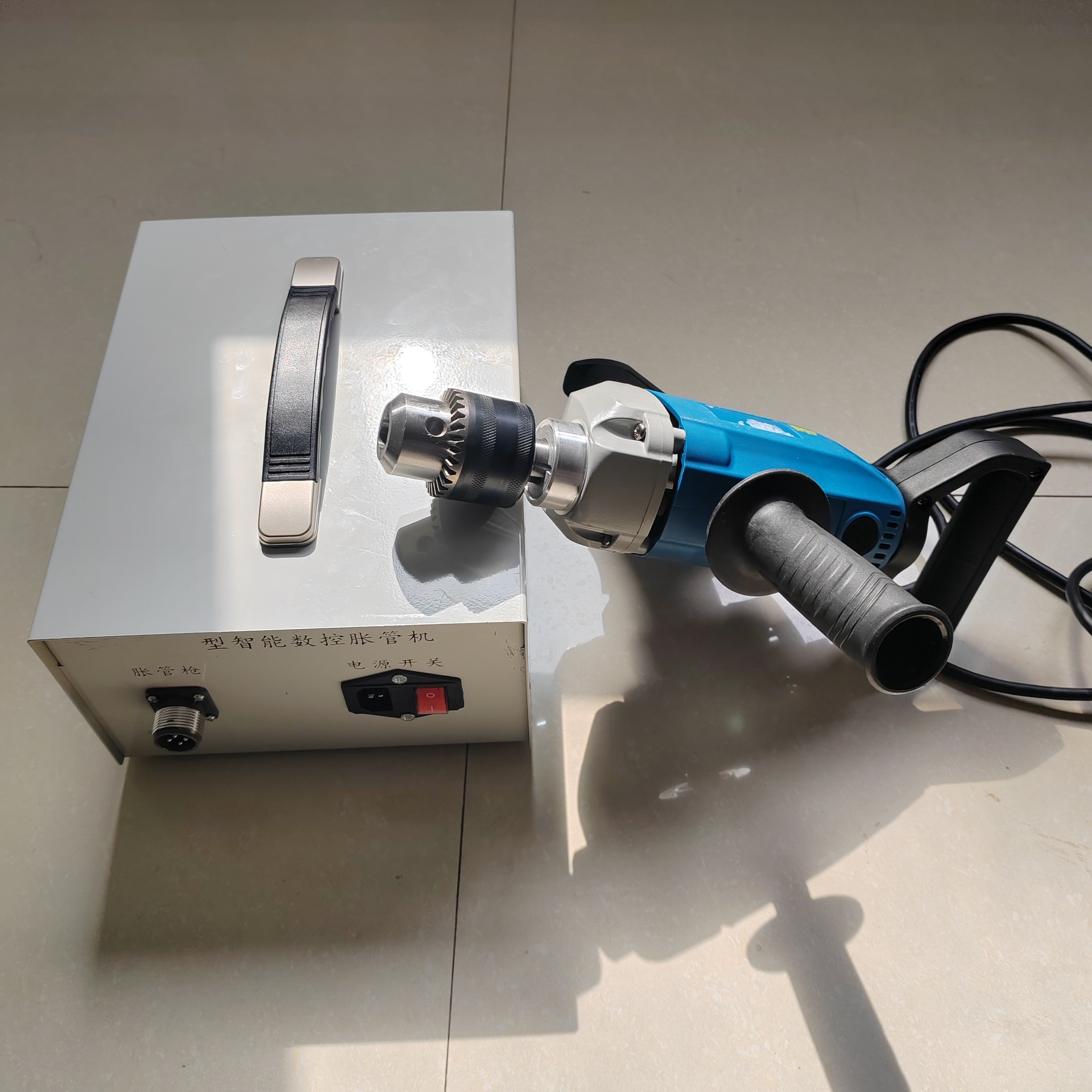 76型电动胀管机智能数控不锈钢涨管器换热管铜管扩口胀管器管板胀