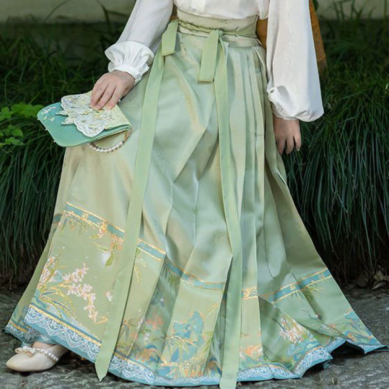 Spring autumn Hanfu, set, 2023