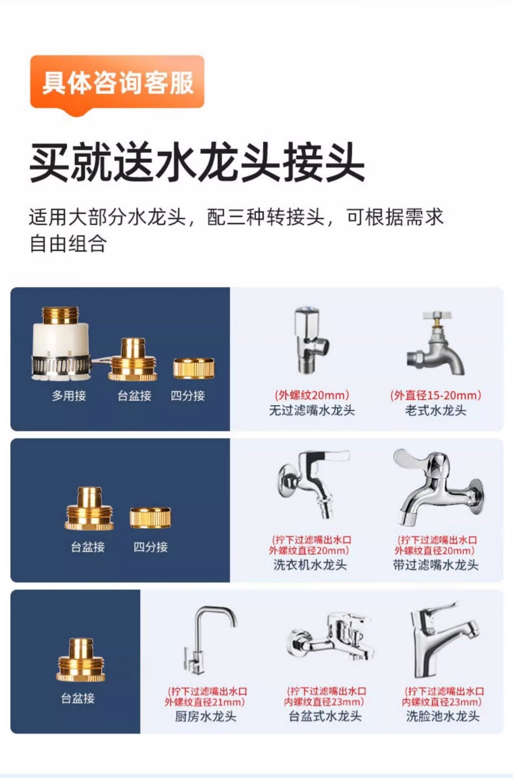 Car wash water gun for home use, high-pressure water spray gun for tap water, pressure-boosting car washer, suitable for washing windows and watering plants