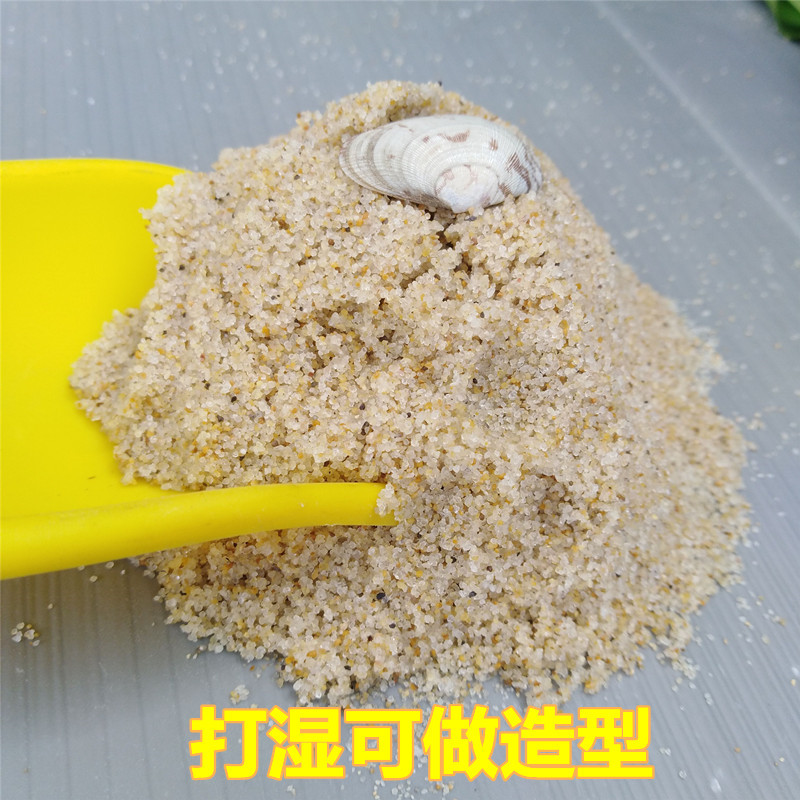 水洗细海沙 30-50目潍坊塑型沙跑马场人造沙滩细沙跳远沙坑白沙