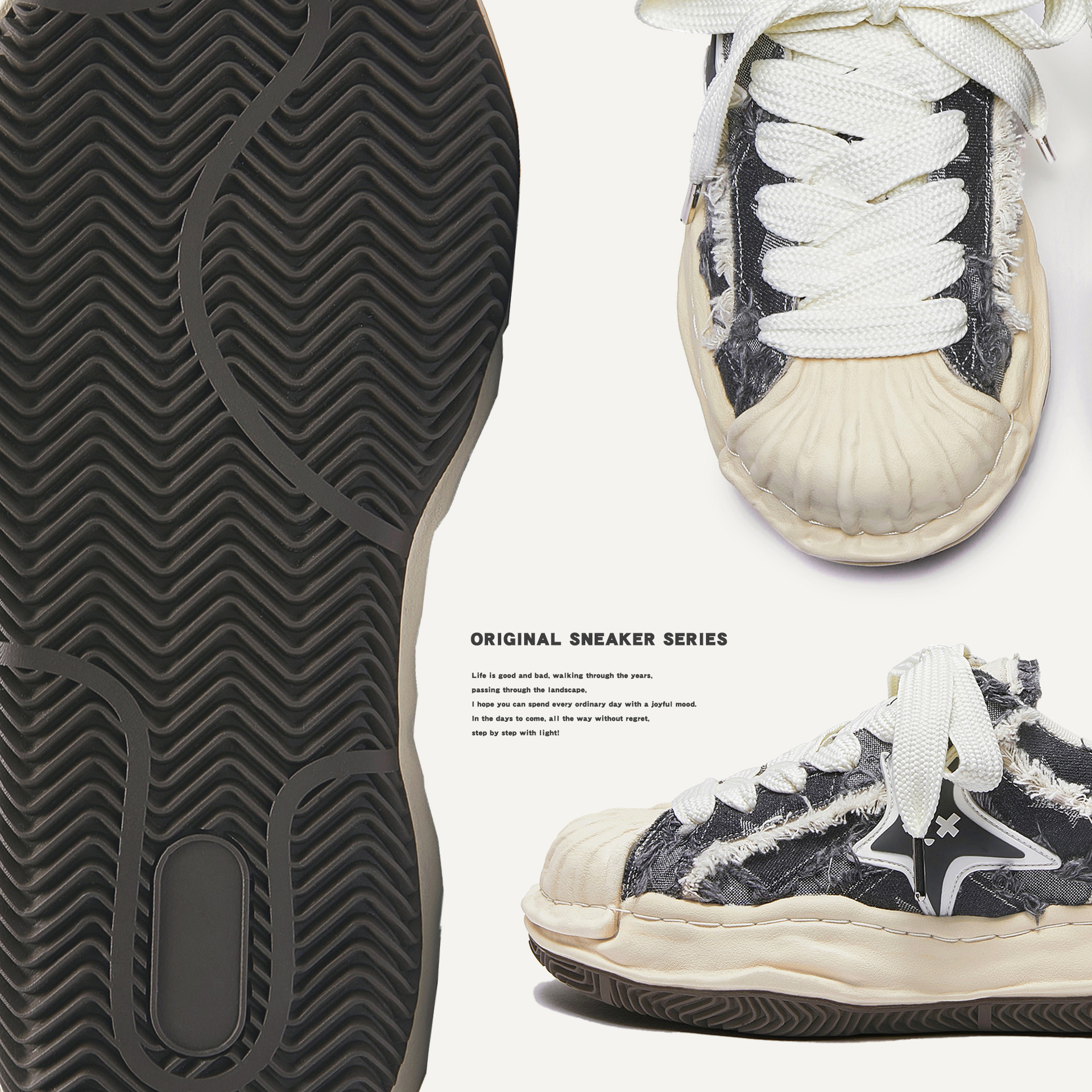 Løs opp retro sko gjør gamle ungdomsbrettsko Motesko herre- og damesko i samme stil_voghion.com