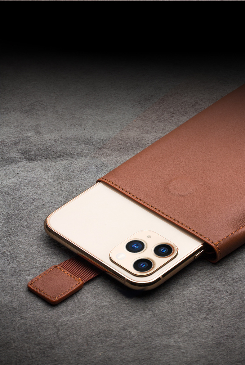 Ốp lưng da thật cho iPhone 11 Pro Max, kiểu ví đựng đồ tiện lợi, chống sốc viền dày — 【 6.1inch 】kiểu ví iphone 11 màu đen, 【 6.1inch 】iphone 11 ví kiểu màu nâu, 【 5.8inch 】Ví iPhone 11 Pro màu đen, 【 5.8inch 】Ví iPhone 11 Pro màu nâu chi tiết 10