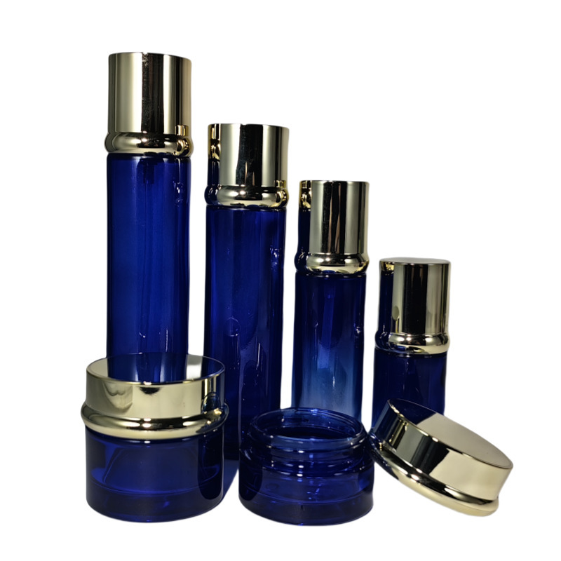 在庫あり ライポニ 100ml 直円ガラスセットボトル 30g 厚底クリームボトル プッシュ式ローション分注ボトル|undefined