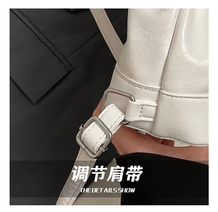 Simple, versatile and niche design women's backpack 2025 new trendy casual small backpack, fashionable travel small schoolbag undefined