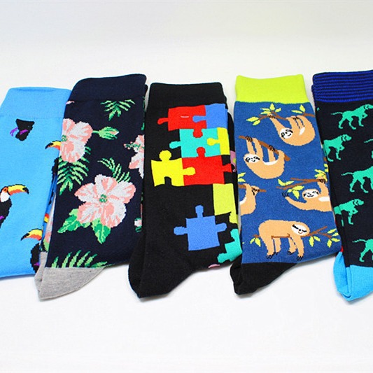 Gran tamaño al por mayor comercio exterior nuevos fabricantes de calcetines de algodón, personalidad de calcetines de algodón de hombre, calcetines de moda de hombre, calcetines transfronterizas