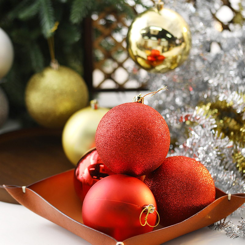 Navidad brillante colgante colgante bola colgante árbol de Navidad decoración colgante galvanizado Navidad decoración de Año Nuevo accesorios diy image 4
