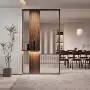 客厅实木高档入户玄关