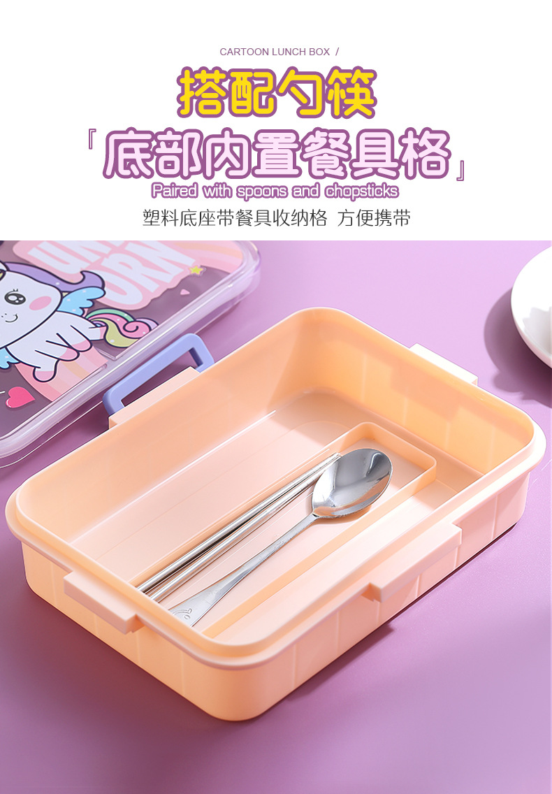 Transfronterizo aislamiento estudiante cantina compartimiento de acero inoxidable caja de almuerzo de oficina caja de almuerzo