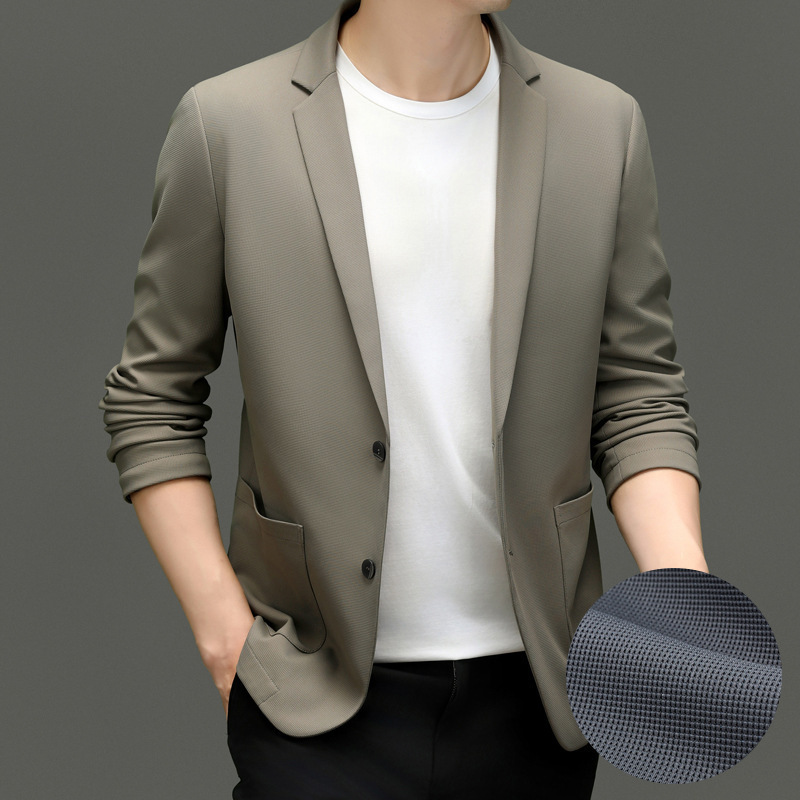 2025 Autumn and Winter Suit Men's Casual Young and Middle-Aged High Quality Business Casual Jacket Casual Slim Small Suit Men 2025 Autumn and Winter Suit Men's Casual Young and Middle-Aged High Quality Business Casual Jacket Casual Slim Small Suit Men