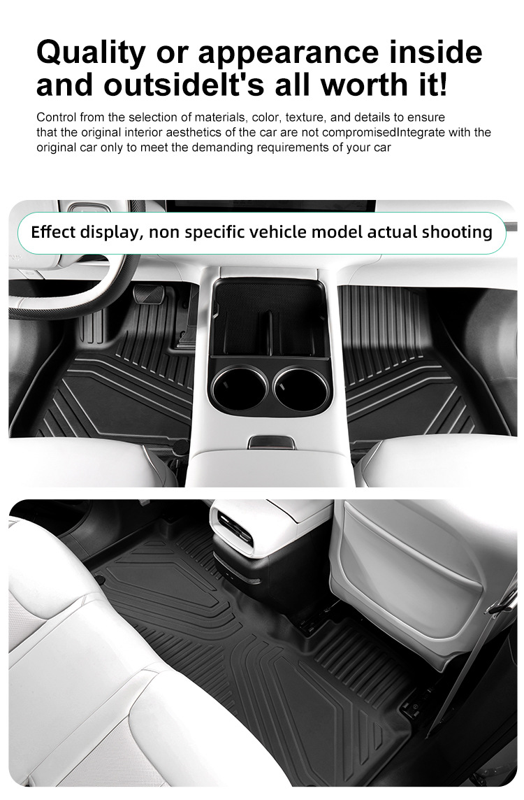 Suitable for 20-25 Tiggo Tiggo4 Pro/Tiggo4 Car Floor Mats, Fully Environmentally Friendly Tpe Trunk Mats
